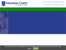 Tablet Screenshot of frankenmarkt.eu